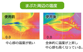 サーモグラフィ比較図